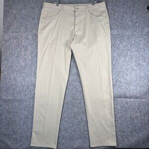 Tommy Bahama Island Zone Pants Men's 38 x 34 Chino Stretch Golf Tan Trouser